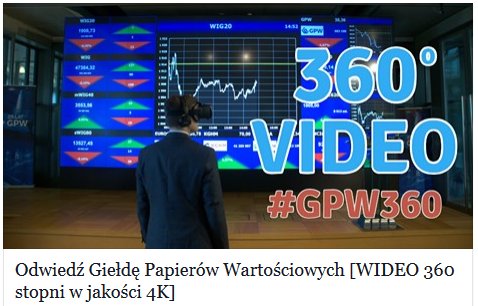 PawelBiedrzycki's tweet image. Odwiedź Giełdę Papierów Wartościowych [WIDEO 360 stopni w jakości 4K] #GPW360 #25latgpw

=&amp;gt;strefainwestorow.pl/artykuly/20160…