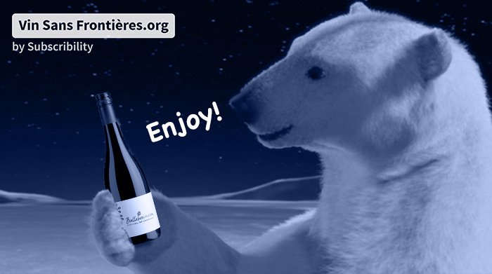 subscribility's tweet image. 50% of polar bears live in Québec. Most of them never had Aussie wine. Let's fix this. VinSansFrontieres.org
