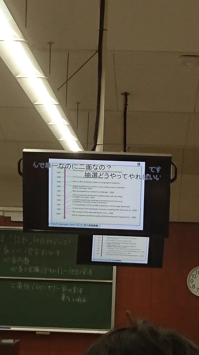 京大の授業はニコニコ動画のように、生徒のコメントがスクリーンに流れるらしいwww