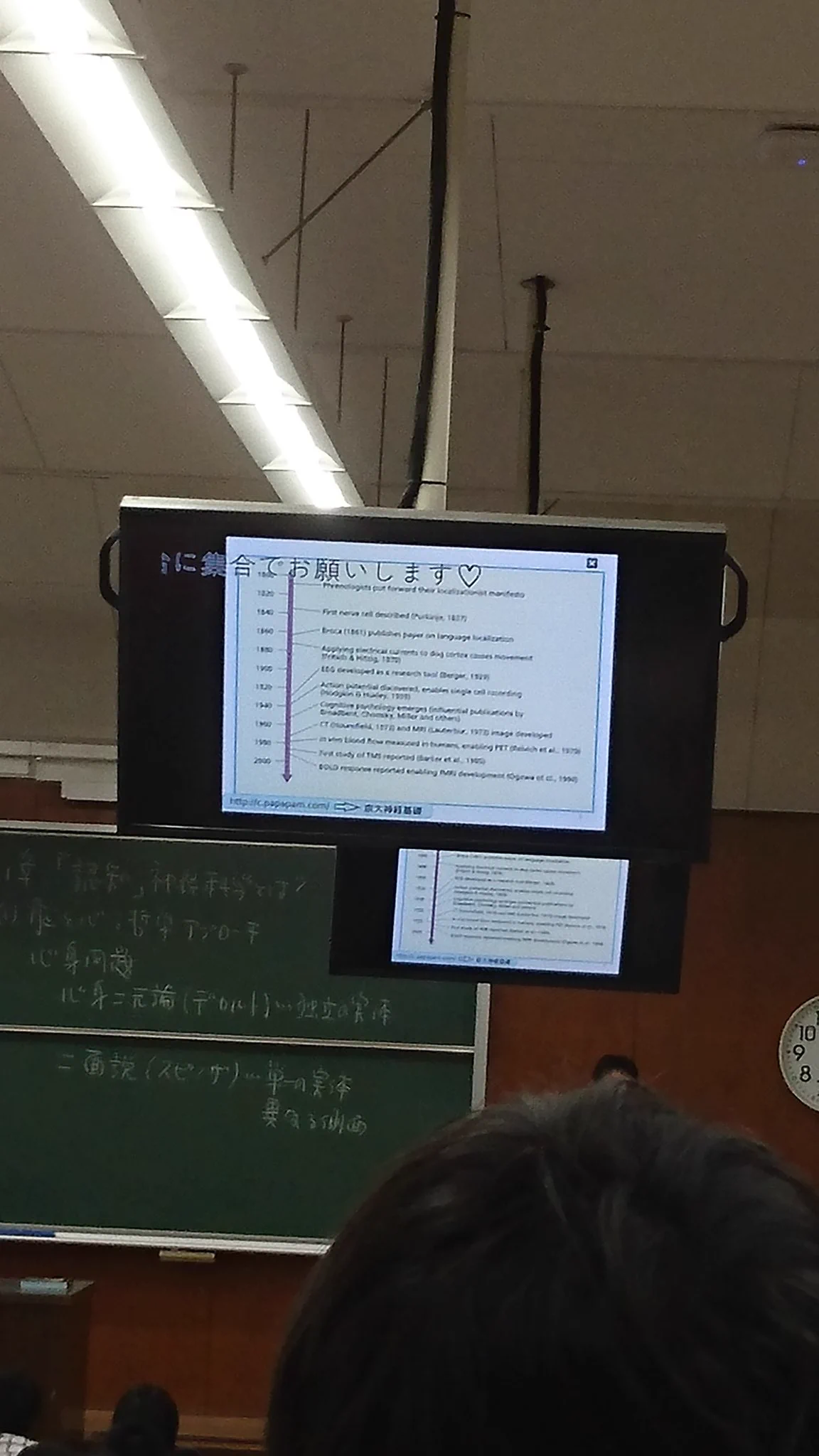 京大の授業はニコニコ動画のように、生徒のコメントがスクリーンに流れるらしいwww