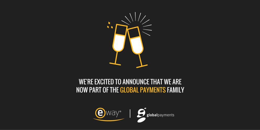 eWAY_Partners's tweet photo. We've been part of the Global Payments family for a couple of weeks and love it! #exciting #startupaus #ecommerce https://t.co/fOPSw9UlVX