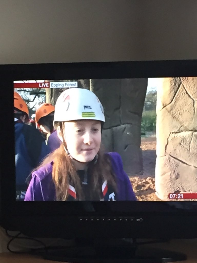 GLNScouts's tweet photo. Oh, look! @AScoutGarrad is on @BBCBreakfast https://t.co/RCIiOGzO4g