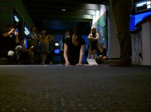 KimKoga's tweet image. Birch aquarium reading. Thanks, Nicolee &amp;amp; @AdamTheBishop ! #codetry #alette #alicenotley #warriorwomen