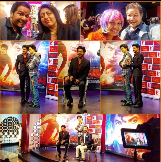 SrkFcUniverse's tweet photo. This moment at "Madame Tussaud's at UK. Wax Srk,Real Srk, Young Srk, Posters Srk & Wannabe Srk
#1DaysForFan https://t.co/aNpMVUXN7l
