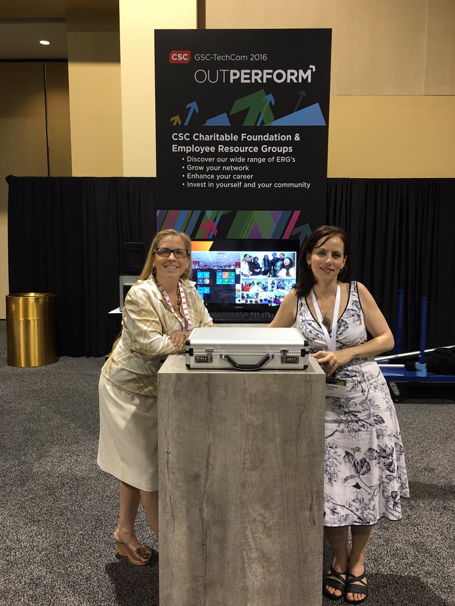 Another phenomenal year @ #GSCTechCom16...If you missed our booth - find us at CSC.com/diversity #cscdiversity