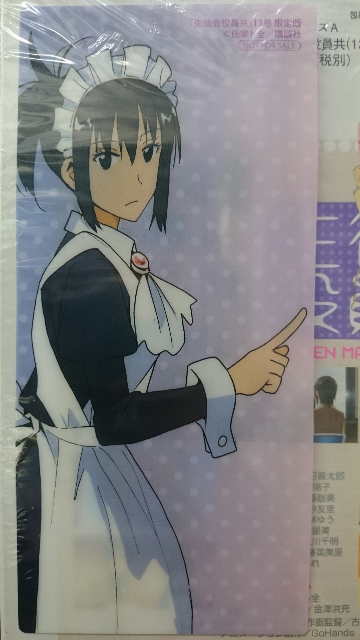 アイ 濱中博 妹は生徒会役員 生徒会役員共13巻限定版 S Sｹﾞｯﾂ したよ Oadは出先だから帰ってから見るよ 森さん役の上坂すみれ さんか ごめん自分は初めて聞いた名前です Seitokai 生徒会役員共 T Co Wcj3eh67qz
