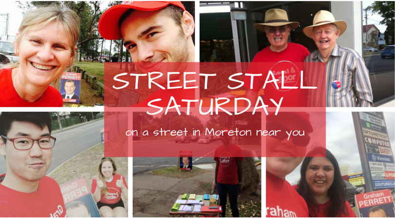 MoretonALP's tweet photo. Street Stalls all across #Moreton this Sat 4 @GrahamPerrettMP
RSVP here https://t.co/veR9pIxeO4
#JoinGP #GP4Moreton https://t.co/TopXvNSBRC