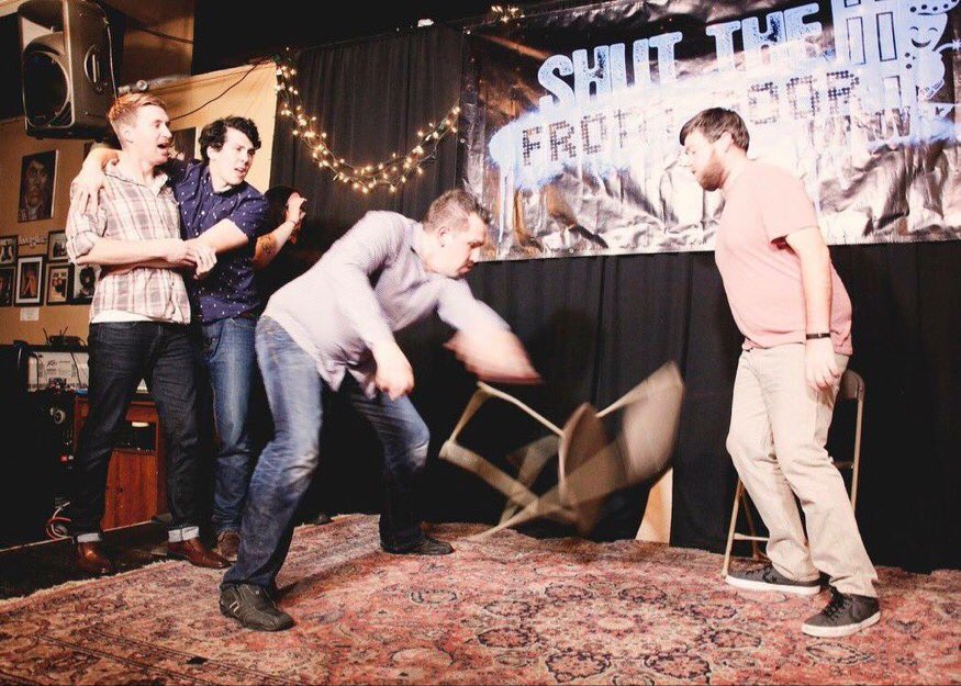 LDCLaughlines's tweet image. Looking for to seeing @stfdimprov and @FM96JimKelly in action for our @LDCLaughlines event in May 13th!