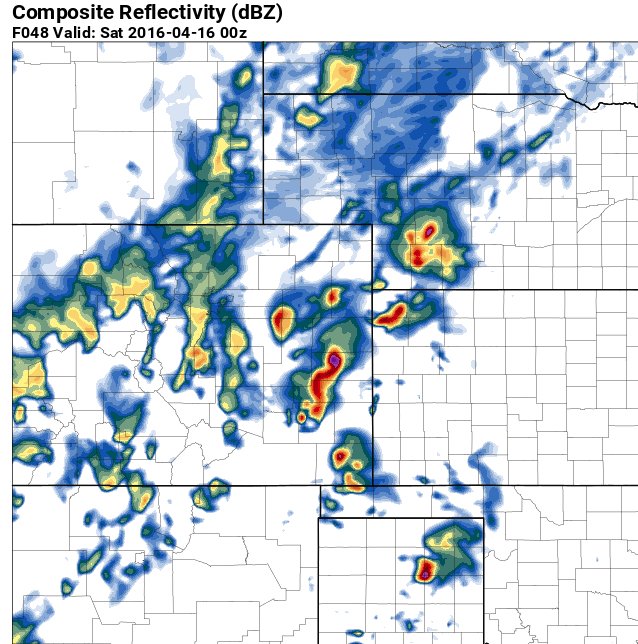 ReedTimmerUSA's tweet photo. Latest NAM has an arc of supercells Friday evening from TX Panhandle to E CO near strong sfc low. #HighPlainsMagic https://t.co/TRsyn8o7ih