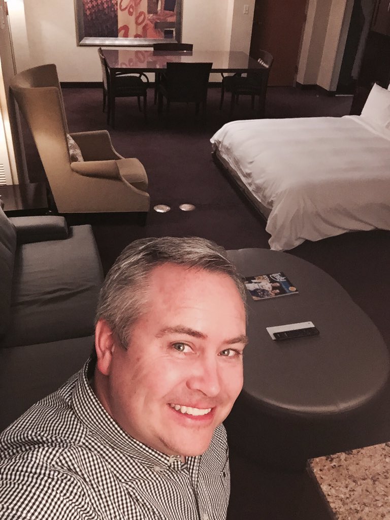 ryandohrn's tweet photo. @IndyMarriottDT Holy upgrade! #MarriottForLife Katherine and staff rock in Indy!! @Marriott well done! https://t.co/N7urX4a95x