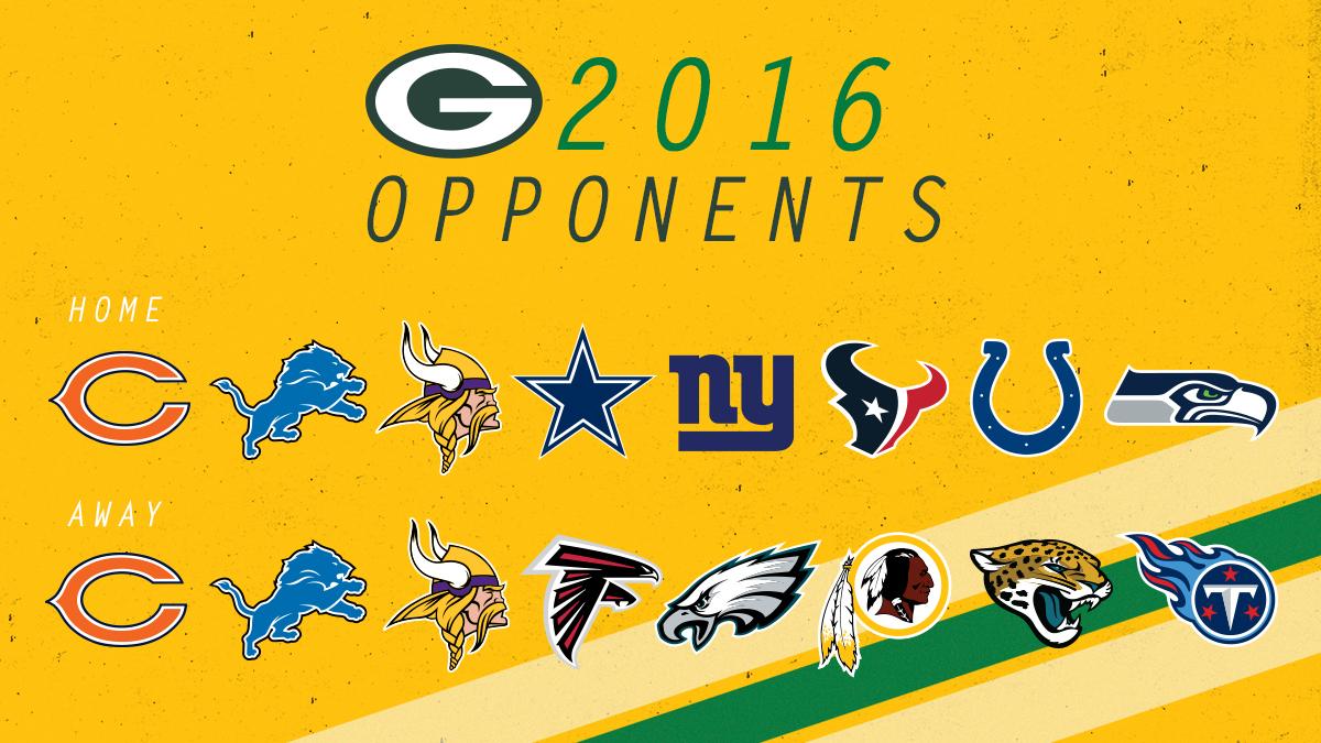 packers's tweet photo. We know the opponents.

Tomorrow at 7 p.m. CT, we'll learn the full 2016 #Packers schedule: https://t.co/lizdFy7Y2j https://t.co/T6f8QRwyvE
