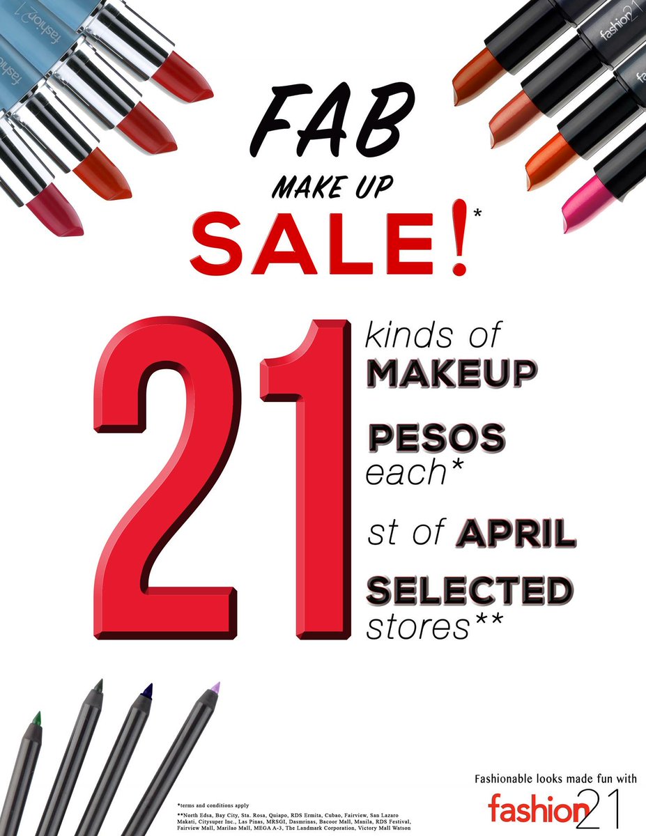 Fashion21_C's tweet photo. Only a few days to go before Fashion21's #Fab21Sale on April 21! https://t.co/rJEQZqIKEY
