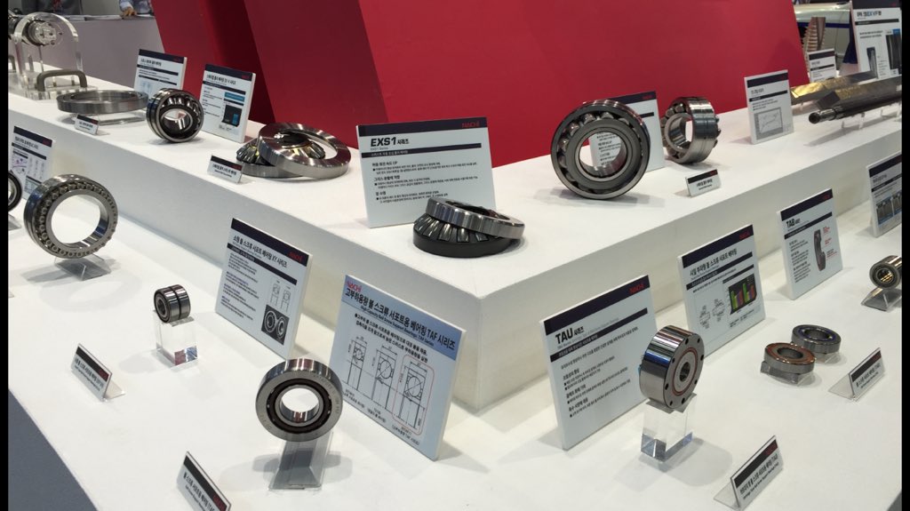 HansaBRG's tweet image. Day 2 #SIMTOS 2016. NACHI EXQ Series of Spherical Roller #Bearings presented by HansaGS.com booth Hall 9