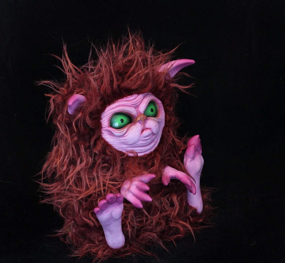 VoodooDelicious's tweet image. That is one ticked off kitty this #plushie is based on my #cat if I forget to feed him