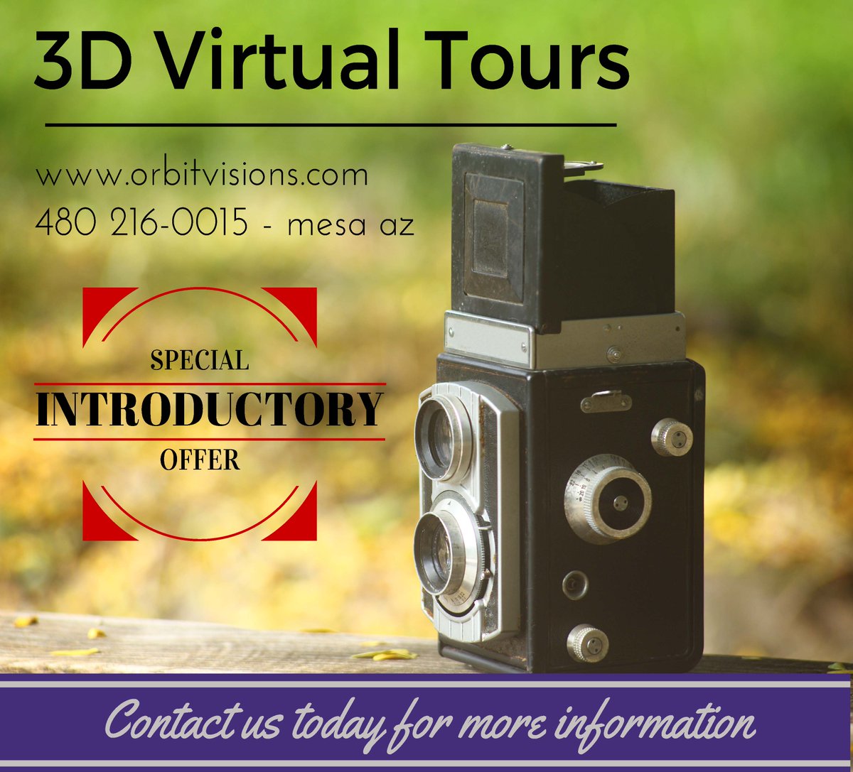 Orbitvisions's tweet image. Are you still marketing with boring photos like everyone else? 
Stand out from the crowd and get a 3D Virtual tour!