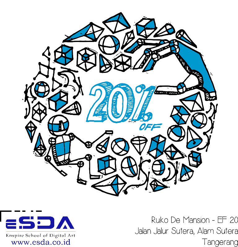 GUNAKAN MEMBERCARDMU!
Dapatkan diskon 20% di ESDA School of Digital Art
#dkvumn