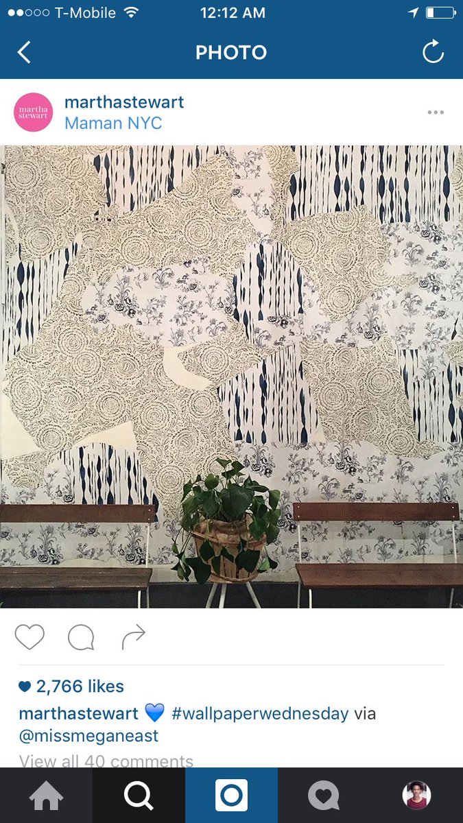 ARSHTON's tweet photo. .@MarthaStewart posted my roommate's work of art on Instagram!!! Go check it out @_mamannyc_ #gojulia #four_hands https://t.co/PUrEG4DHes