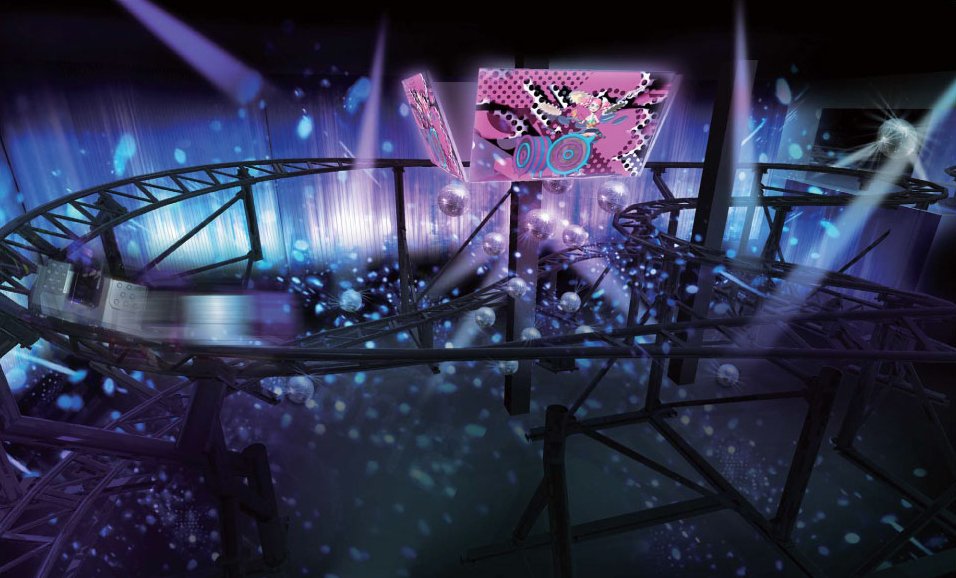 ジョイポリス20の挑戦】 世界初『音ゲーコースター(仮称)』！音と光を