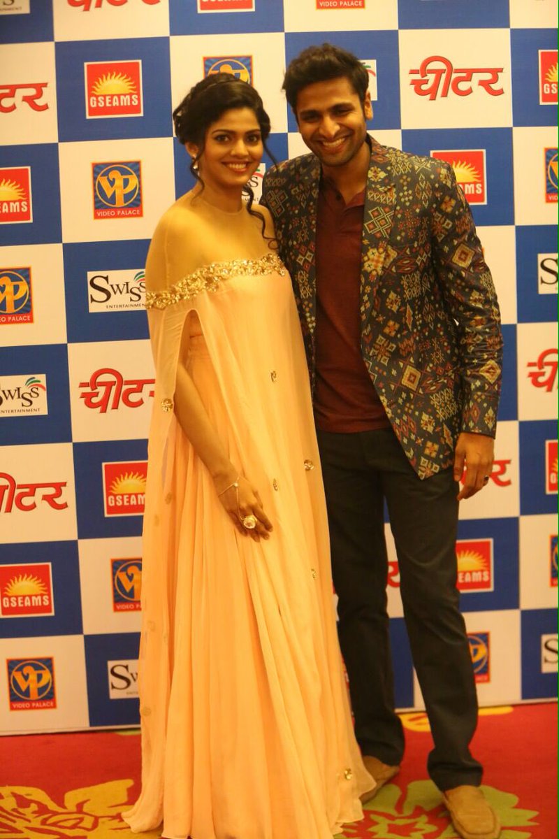 vaibbhavt's tweet photo. Had a fabulous trailer launch!!! I'm really excited about #Cheater..Releases 13th May
 Costumes by @rezashariffi !! https://t.co/28gLulP4sI