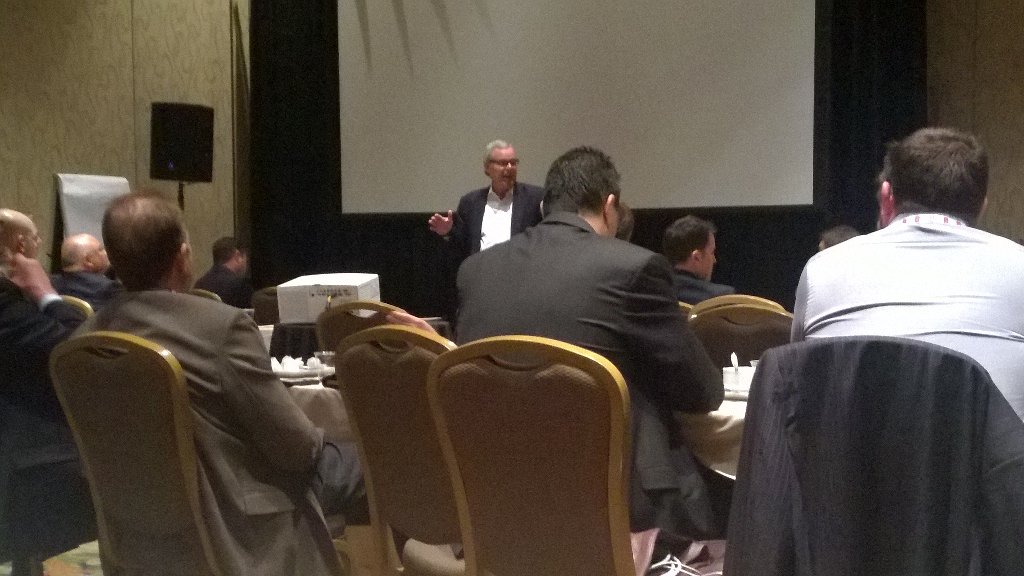 _BrettGarrett's tweet photo. Up close with mike lawrie, making great sense as always #gsctechcom2016 https://t.co/jGCD3bsAwC