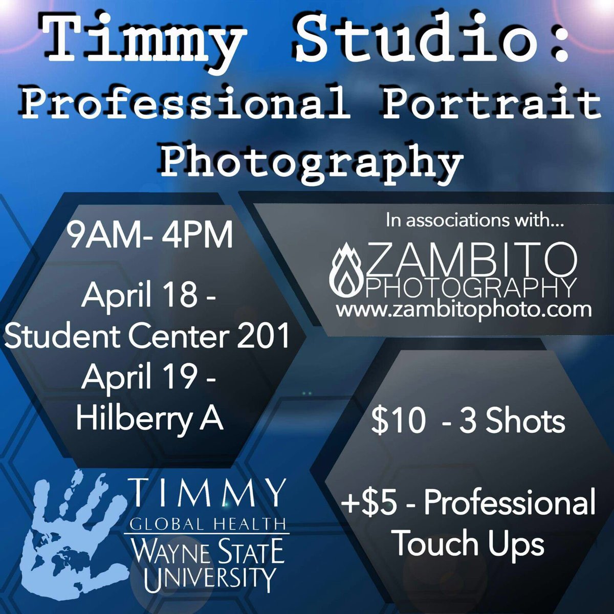 TimmyWSU's tweet photo. Come get some professional photos taken next week! Luckily enough it's during career day so you'll be dressed up 😋👔💼 https://t.co/EcdhcOooFw