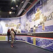 sitelineprod's tweet photo. 8,700 square foot Orientation Center on the RMS QUEEN MARY ‘D’ Deck Orientation Center &amp; Self-Guided Tour. https://t.co/UrsZHGx2BW