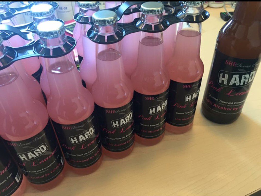 sonjashelby's tweet photo. SHE's here...and harder than ever. Enjoy a delicious Hard Pink Lemonade by SHE Beverage Company. #shebeverages.com https://t.co/Dogo6ktnXF