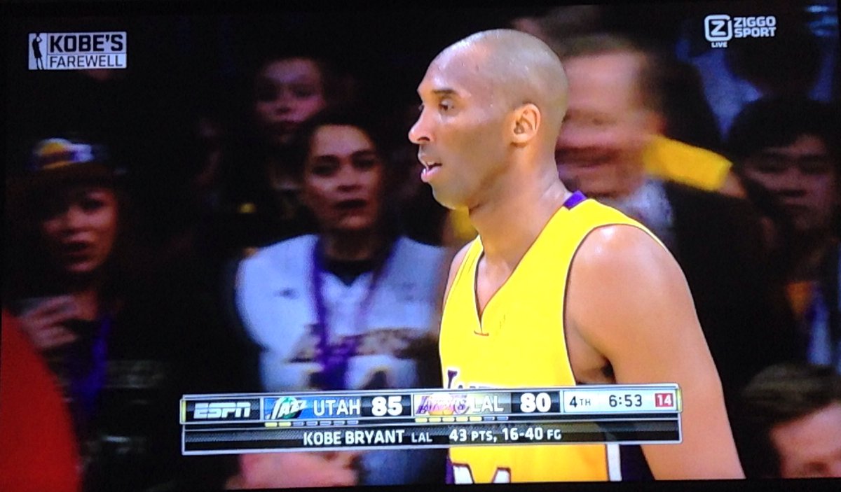NishaV84's tweet photo. Afscheid van een groot sportman! #kobe https://t.co/WmZheBUOtM