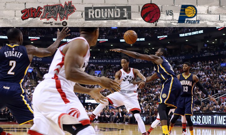 Mark your calendars: Game 1. Saturday 12:30pm. Raps v Pacers. #WeTheNorth 

Series preview: on.nba.com/1SNsPYF