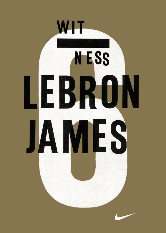 nike lebron poster