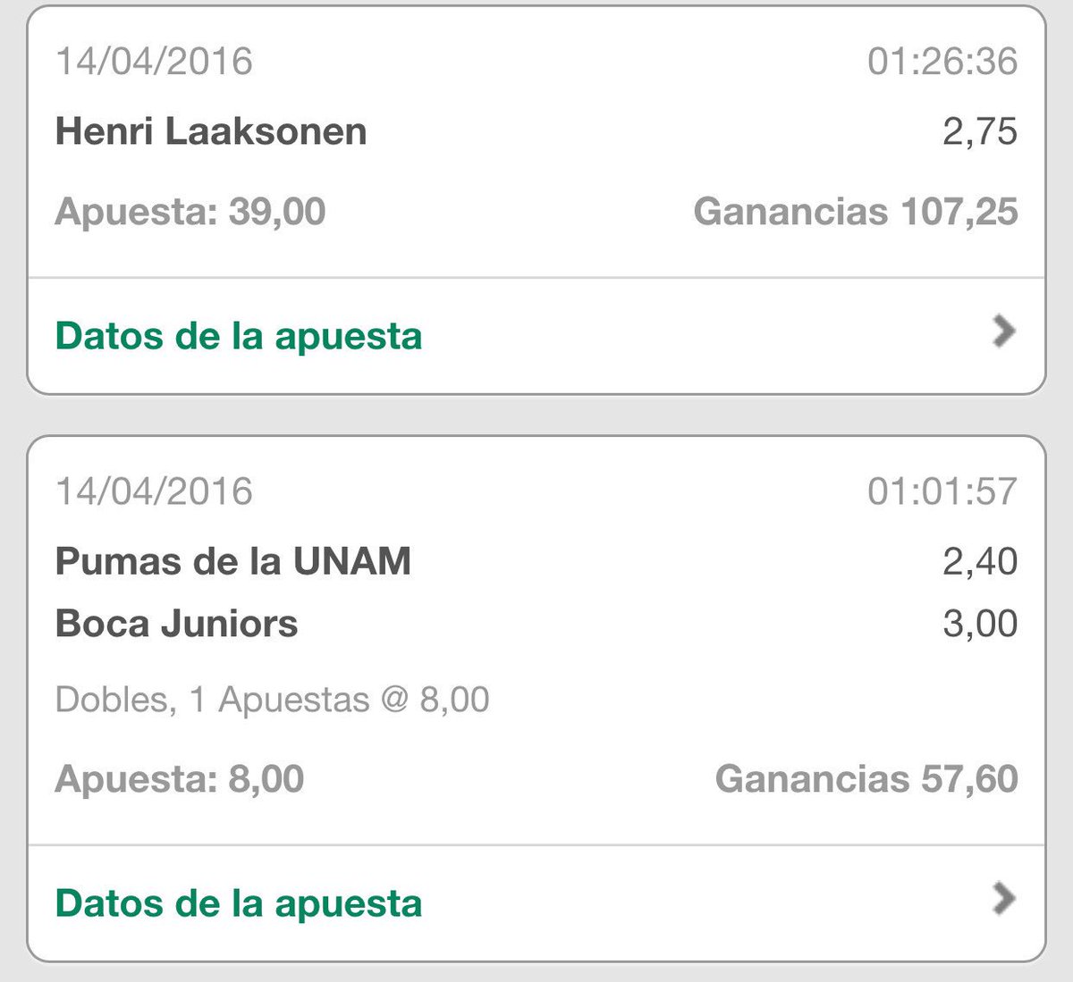McTipster's tweet photo. Resumen de la super jornada de ayer!!! 🤑🤑🤑🤑🤑🤑✅✅✅✅✅✅ https://t.co/IL7WgLcGau
