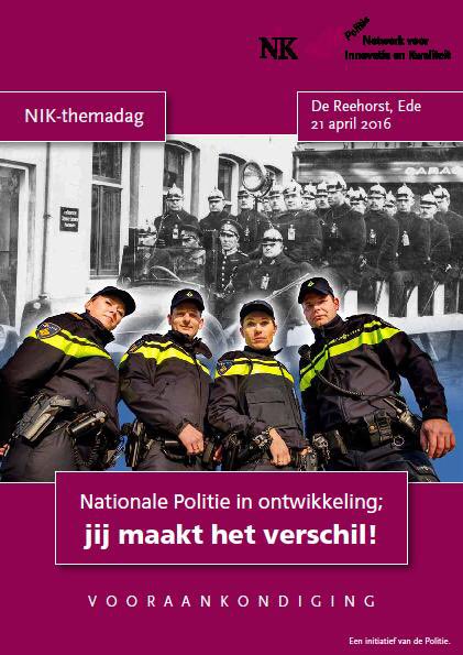 Jij maakt het verschil! Kom leren van je collega's tijdens de NIK dag van 21 april a.s. Aanmelden: nikthemadag.nl