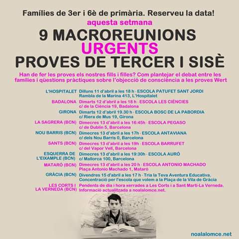 carolpacin's tweet photo. Altre any, diferent Consellera d'Educació, les mateixes reivindicacions: https://t.co/e9SJ1iQtls 
#NOLOMCE #NOLEC https://t.co/OcYfzQpcUA