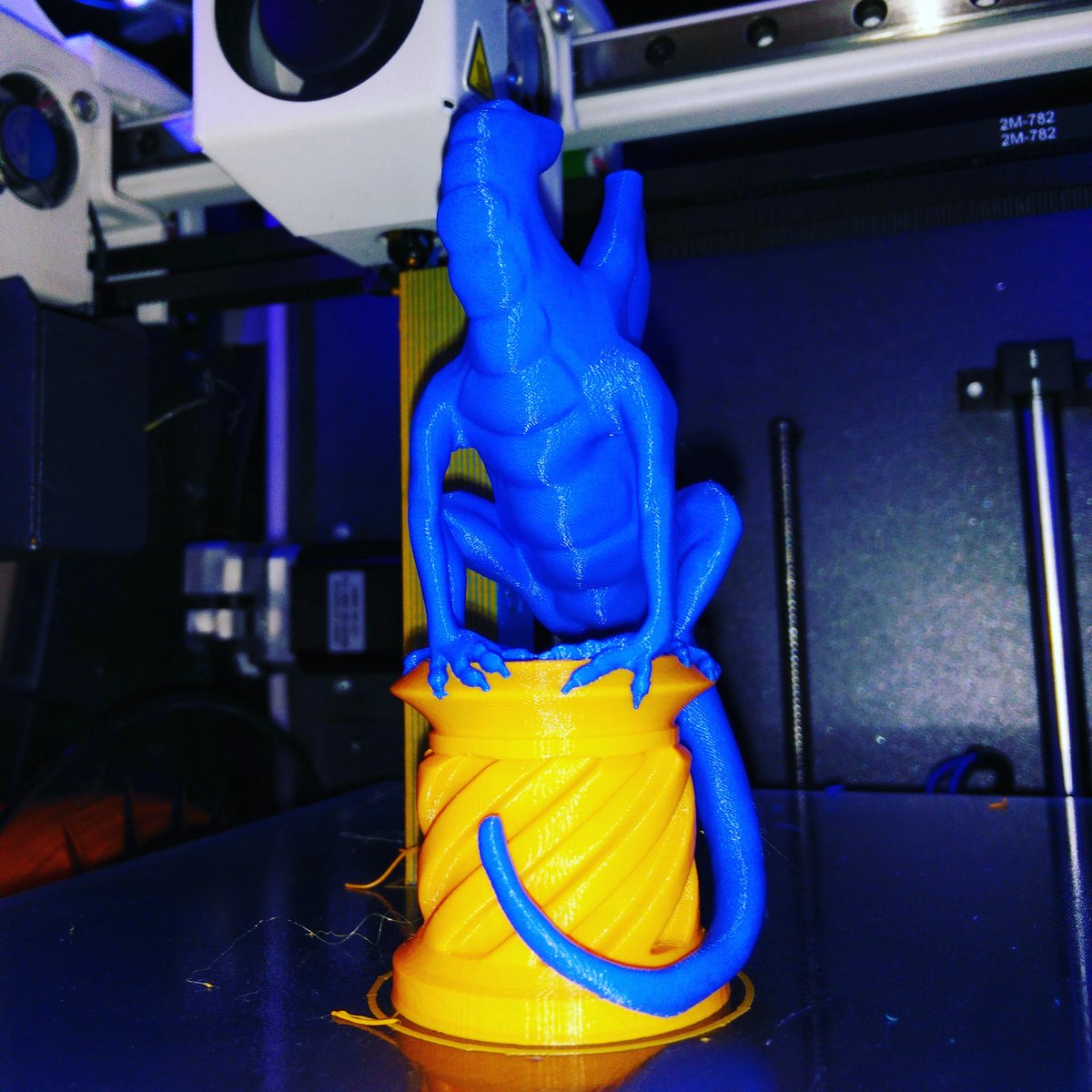 marcfelis's tweet photo. Amazing dual extrusion print on the BCN3D Sigma with Colorfila PLA ! #3dprinting #bcn3d https://t.co/8mnZIhym1g
