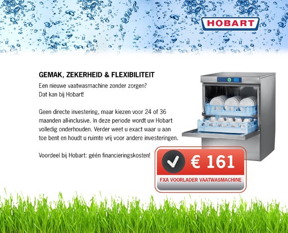 HobartNederland's tweet photo. Een Hobart Premax voorlader vaatwasmachine tijdelijk voor €161 all-inclusive! #gratisupgrade https://t.co/jZnwSa4dXm