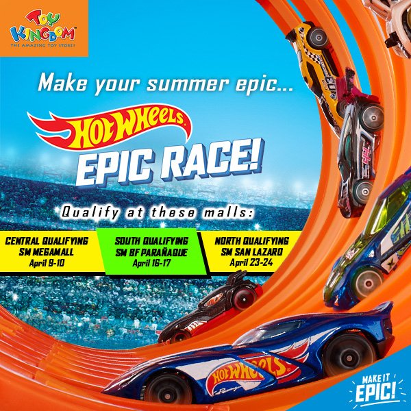 MommyMaye's tweet photo. Check out this first ever Hot Wheels #EpicRacePH details on @chemist_dad blog: https://t.co/oHXJMgjJtj #makeitepicph https://t.co/nPYQMWdY2c
