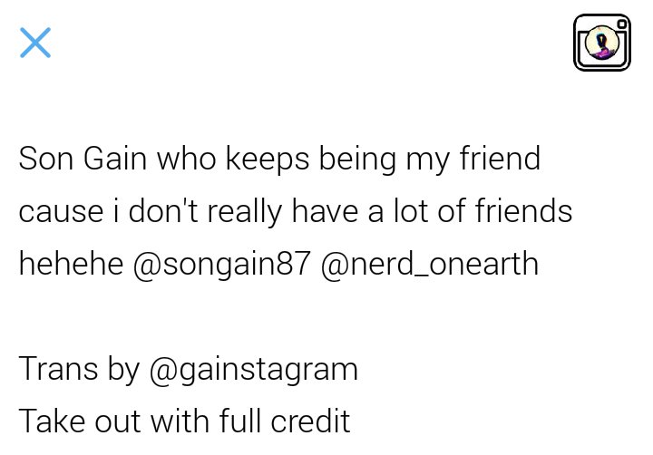 gainstagram's tweet photo. [Gainstagram] lsod.d post (trans) 내가 친구가 별로없어서 계속친하게지내는 손가인 흐헤힛 @songain87 @nerd_onearth https://t.co/AShLfhJbAU https://t.co/yk94WCu1hi