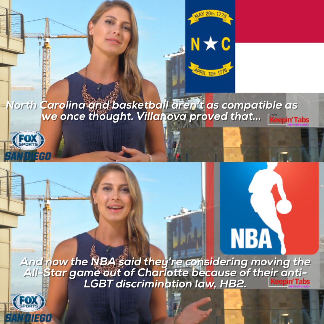 KeepinTabsWTabs's tweet photo. All new #KeepinTabs #ThatsWhatYouGet @FOXSportsSD @TabithaLipkin https://t.co/9oddZgb7BK