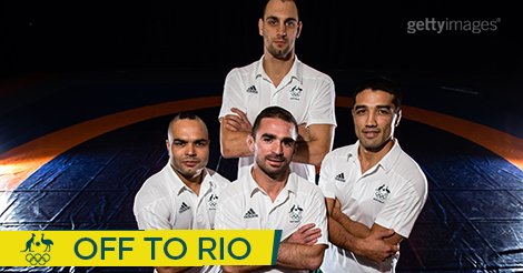 AUSOlympicTeam's tweet photo. Amazing to have 4 Aussie wrestlers selected for #Rio2016 
https://t.co/JKS7aSfrj2
#ComeWithUs @WrestlingAust https://t.co/zgc2Nmb7mj