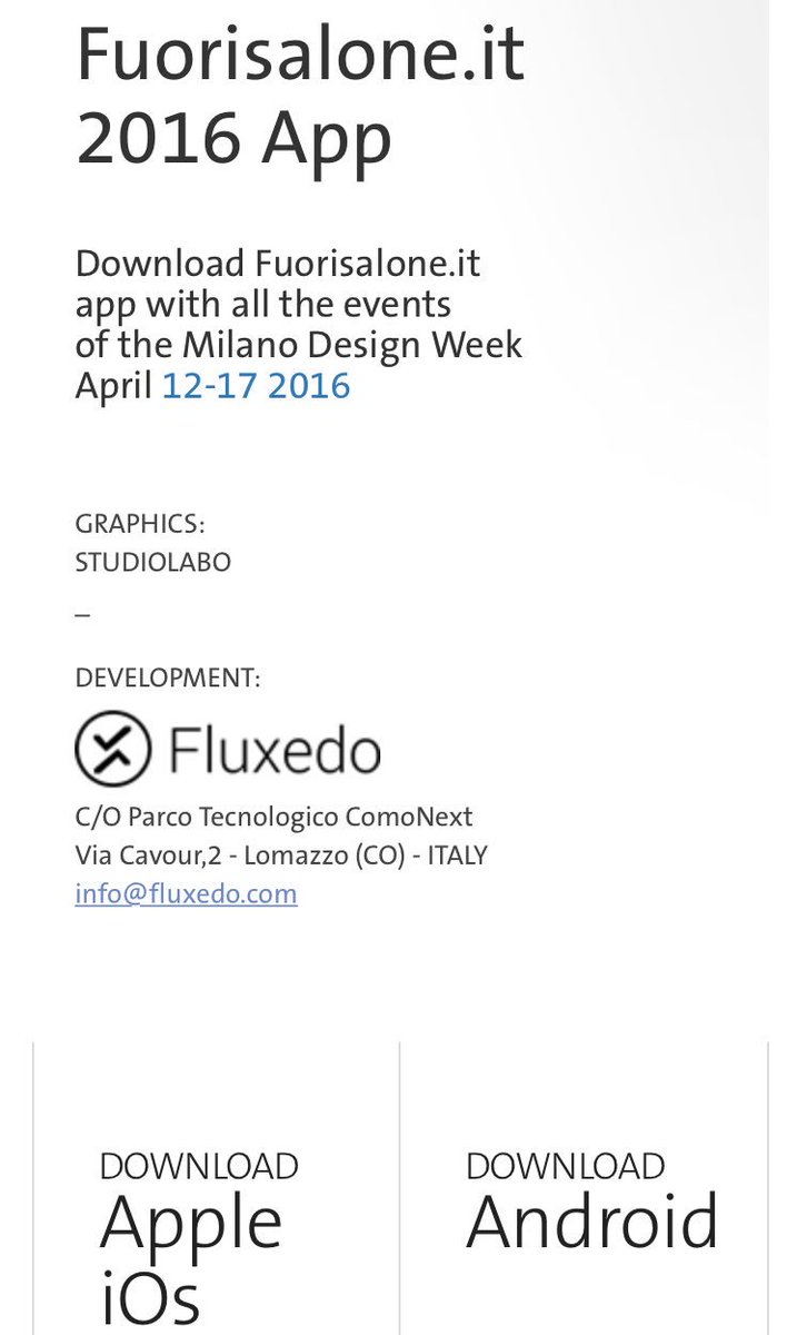 manudellavalle's tweet photo. #eventOmeters by @Fluxedo_app 4 #milandesignweek: #infographic https://t.co/dcv9W8eicy + app https://t.co/GD9jWRwhRM https://t.co/82qBroWYZM
