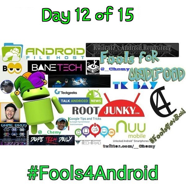 ChemyTower's tweet image. 12th Day NOW!
#Fools4Android #Giveaway
Follow RT GO wn.nr/XSb7cE
@BaneTech @rwilco12 @C4ETech @GadgtSpot