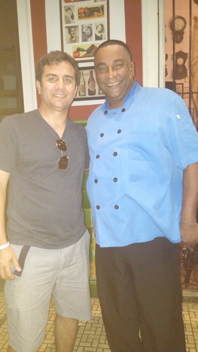 thecapstours's tweet photo. He cooked for President Obama &amp; would cook for you too! It is easy...Join one of our Tours to Cuba. https://t.co/Gh5VJ2RfqK