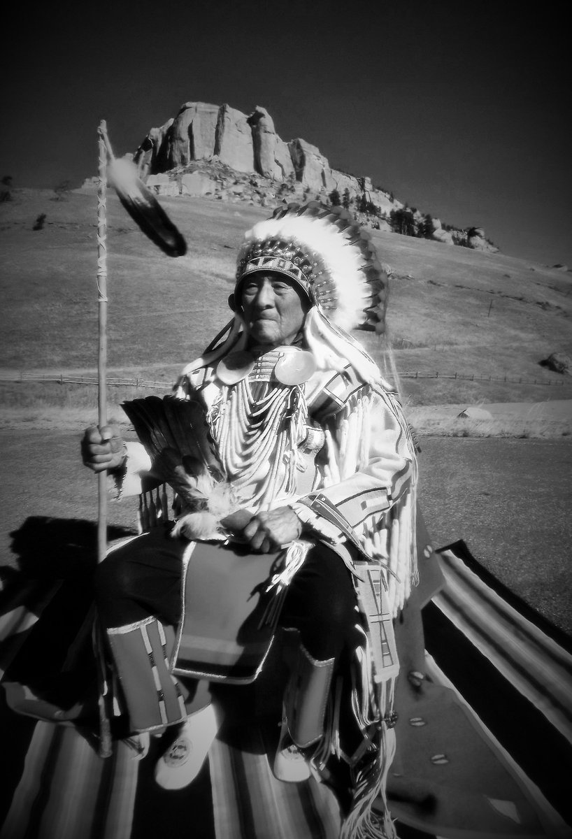 RamonaCrow's tweet photo. my grandfather Dr. Joe Medicine Crow, published author, historian, war chief, anthropologist, fantastic storyteller. https://t.co/AUP0oWrED4
