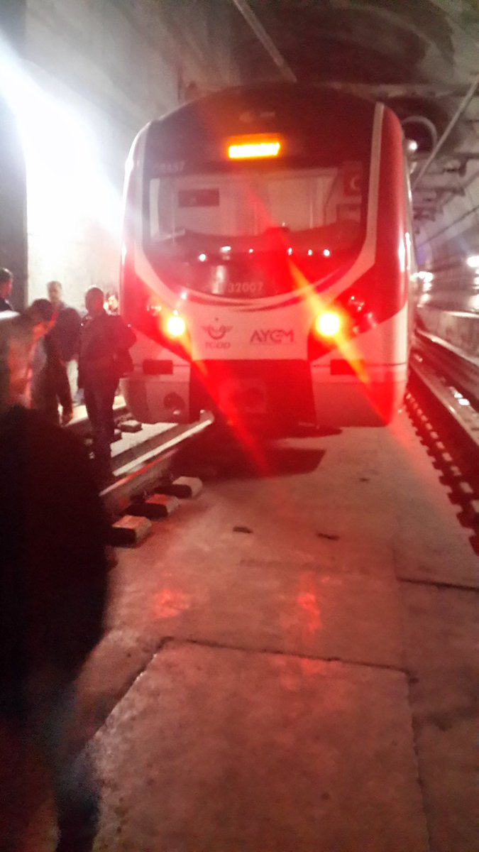 İşte marmarayin hali raydan çıktık