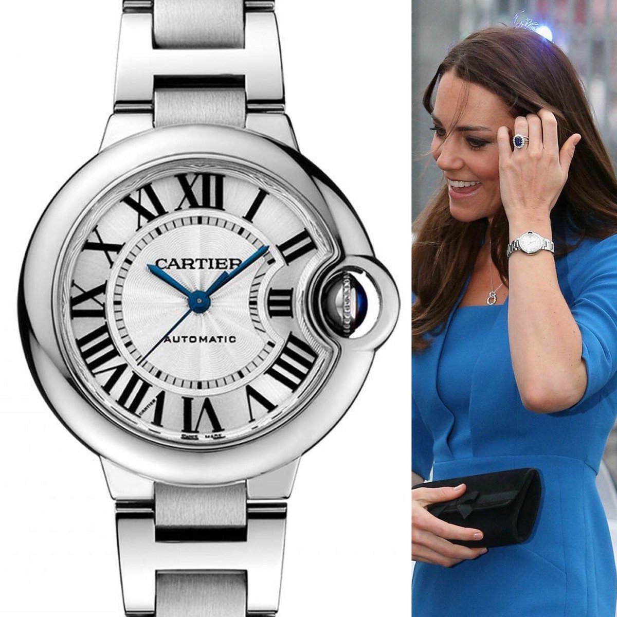 kate middleton watch cartier