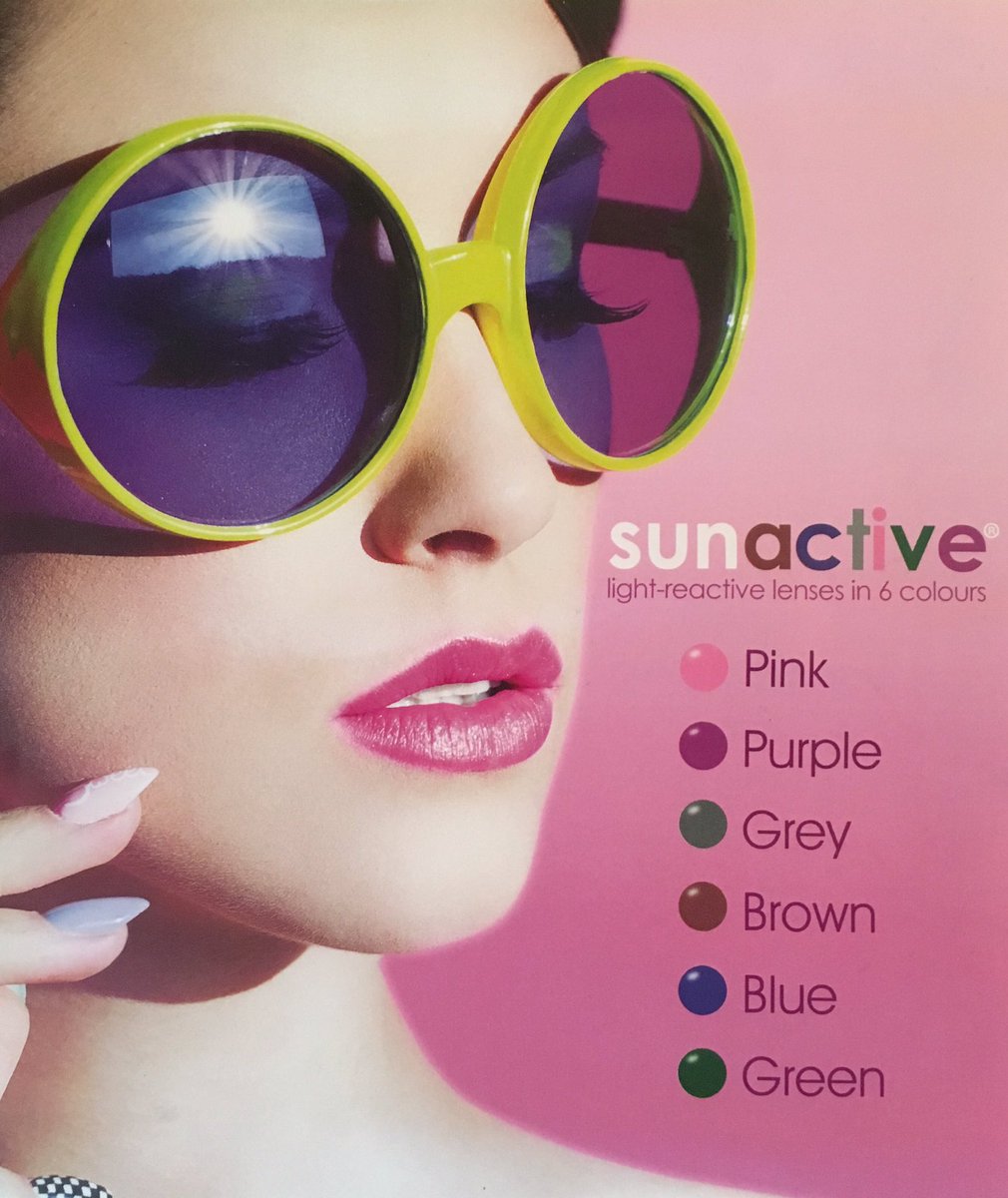 SarahKnowsEyes's tweet photo. Ridiculously excited about this! #Optician #geek #Sunactive #colours #photochromics #musthave #summerfun #sunshine https://t.co/PCiG8JjJrF