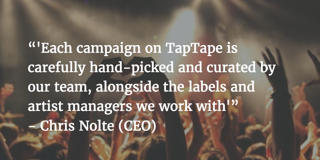 taptape's tweet photo. Tell us who you want to see on #TapTape #music #musicbiz https://t.co/Q3oHwGnVa6