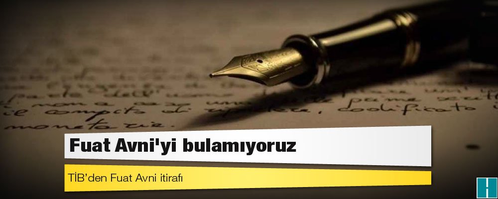 Haberdar's tweet photo. TİB: Fuat Avni'yi bulamıyoruz

https://t.co/cOzFGKmsXC https://t.co/e6nYON3xKM