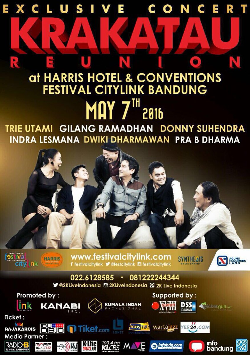 7 Mei ini di <a href="/HarrisCTlinkBdg/">HARRIS Hotel Bandung</a>, prepare youself to get the ticket! <a href="/indralesmana/">Indra Lesmana</a> <a href="/TrieUtami_iie/">Trie Utami</a> <a href="/prabdharma/">Pra Budidharma</a>