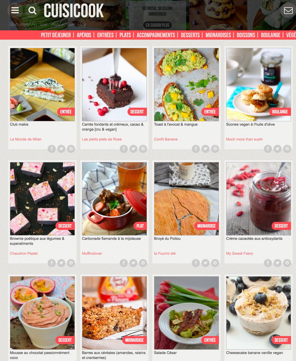 CuisiCook's tweet image. ★ NOUVELLE SÉLECTION ★ 50 jolies recettes printanières cuisicook.com
